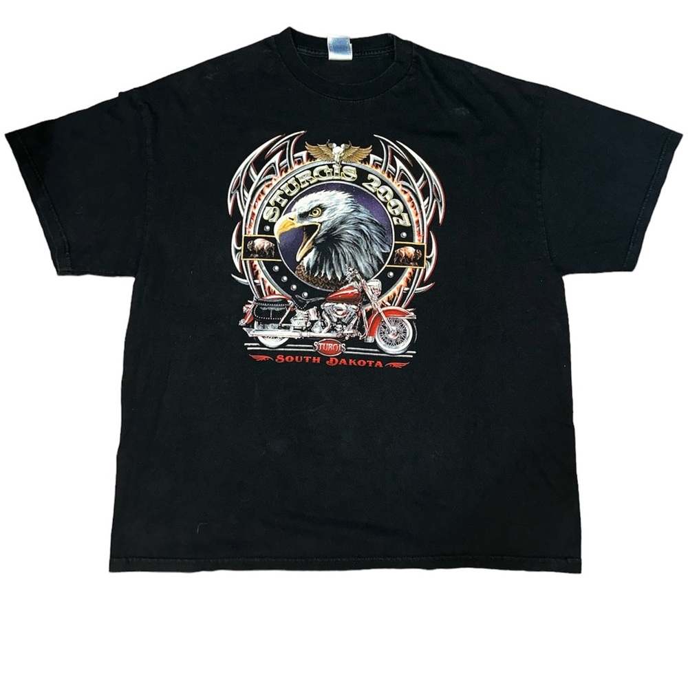 Vintage Sturgis Motercyle Chopper South Dakota 2007 Tshirt Size Men’s Xlarge